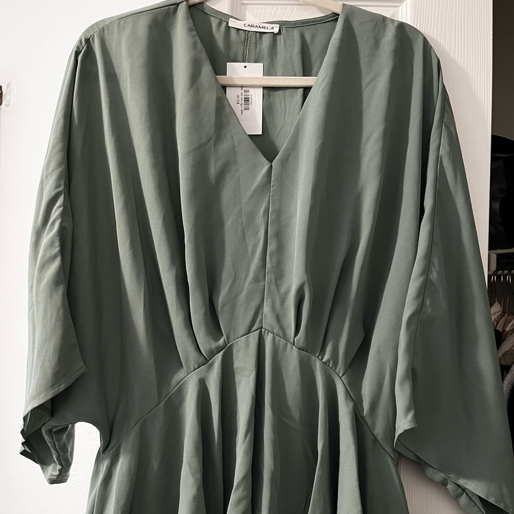Sage colored blouse- NWT